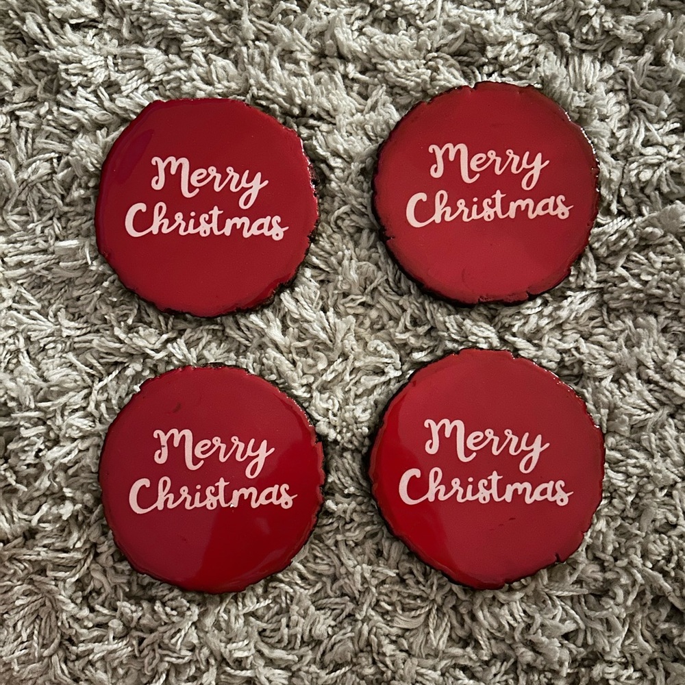 Christmas Coasters - Set of 4
